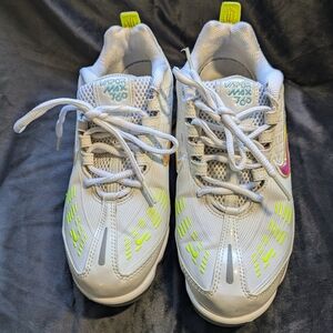 Nike Kids VaporMax 360 White with Neon Accents